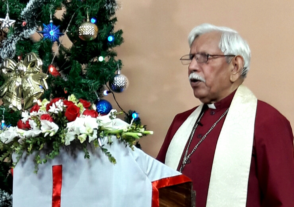 Bishop Ishaq Mazhar Sandhu, Giving Christmas Sermon.